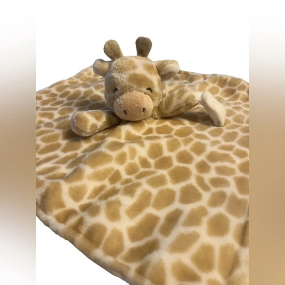 Carters Giraffe Security Blanket Baby Lovey Plush With Pacifier Strap Lovie Soft - Picture 3 of 6